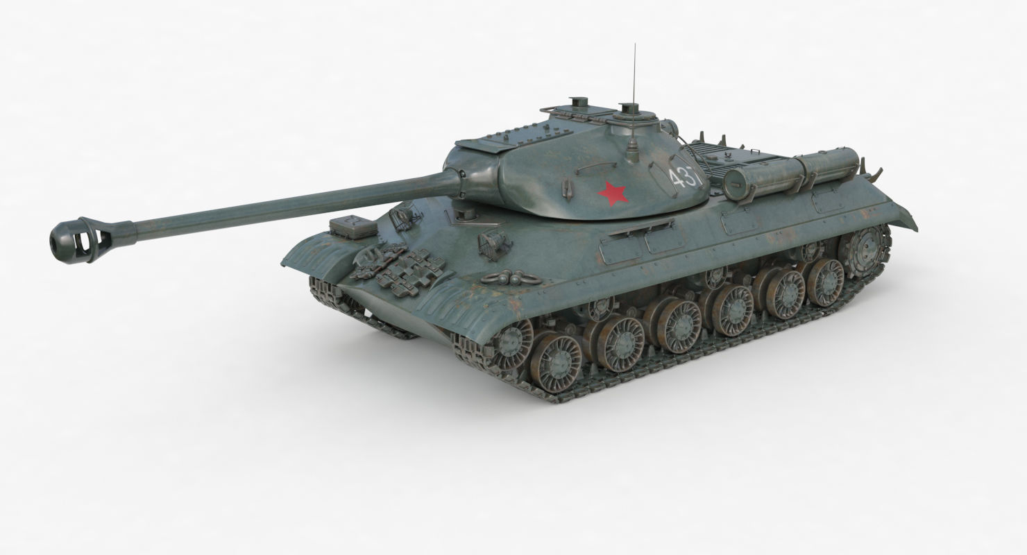Tank IS 3M Vray 3D model_65