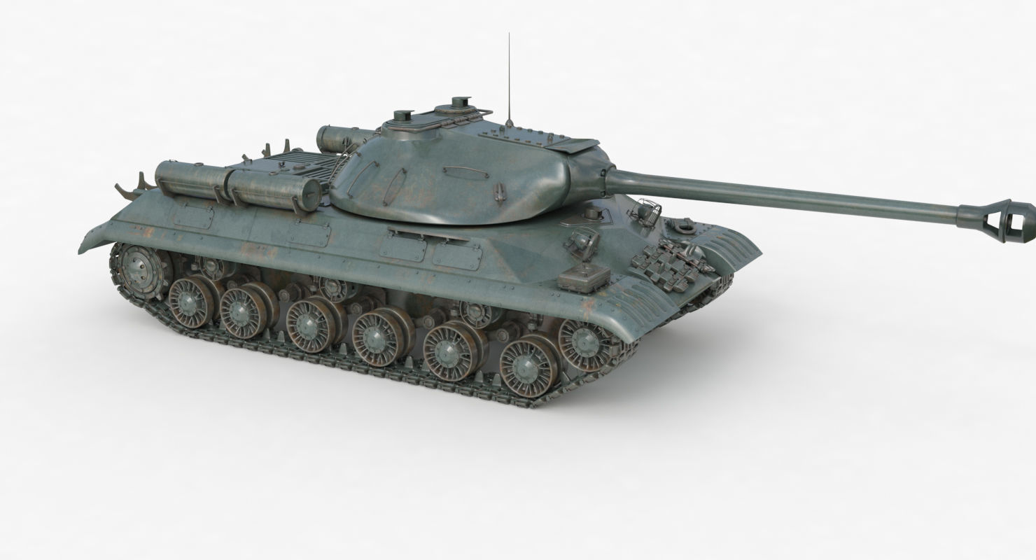 Tank IS 3M Vray 3D model_40