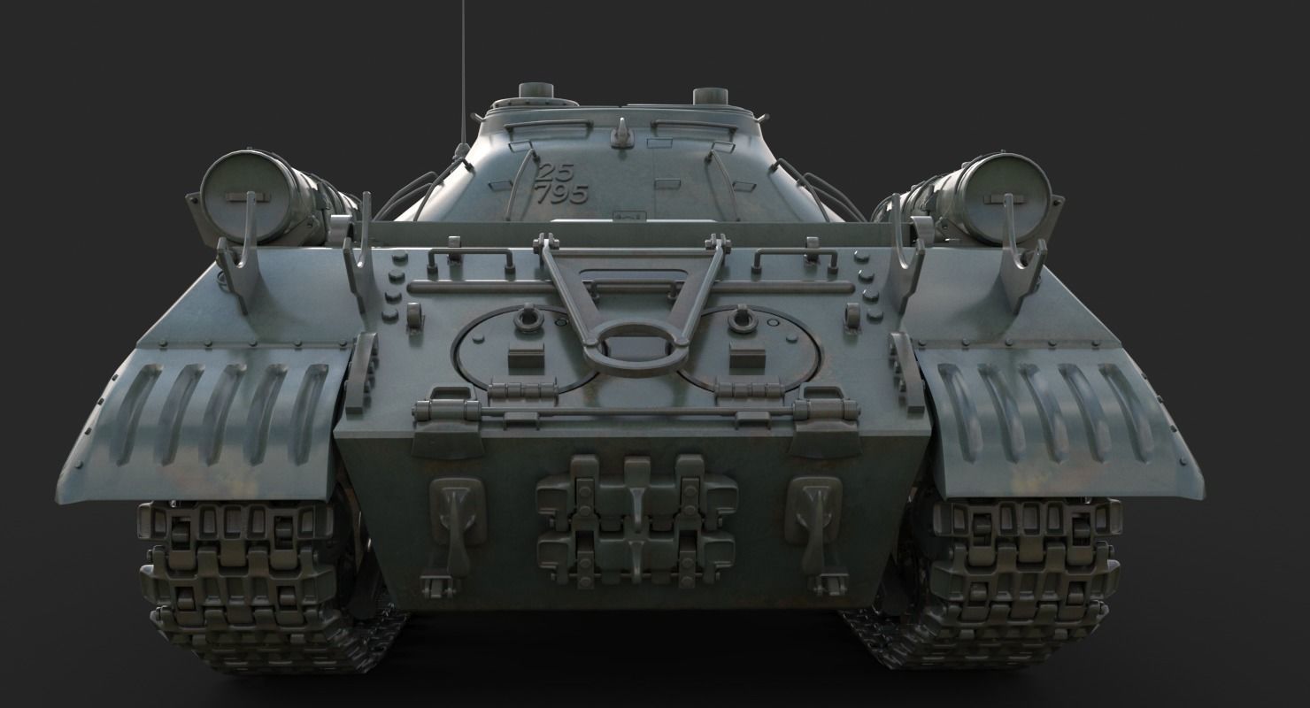 Tank IS 3M Vray 3D model_13