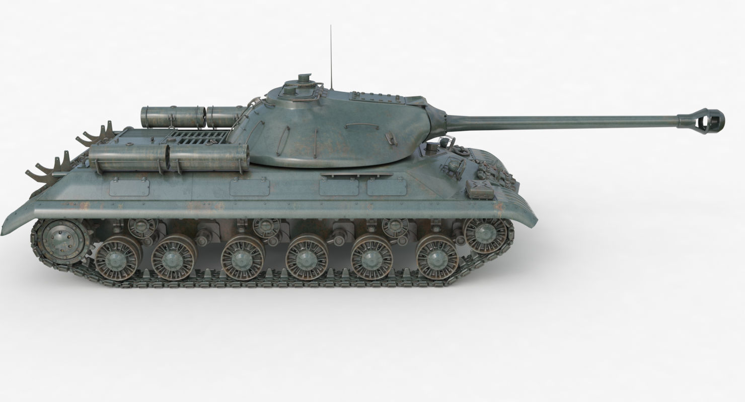 Tank IS 3M Vray 3D model_43