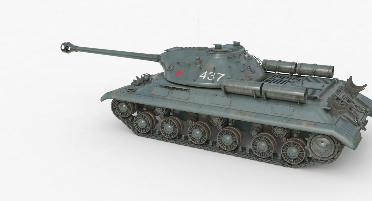Tank IS 3M Vray 3D model_58