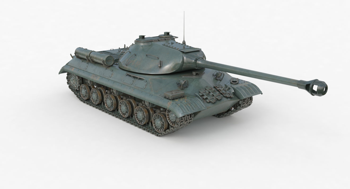 Tank IS 3M Vray 3D model_38