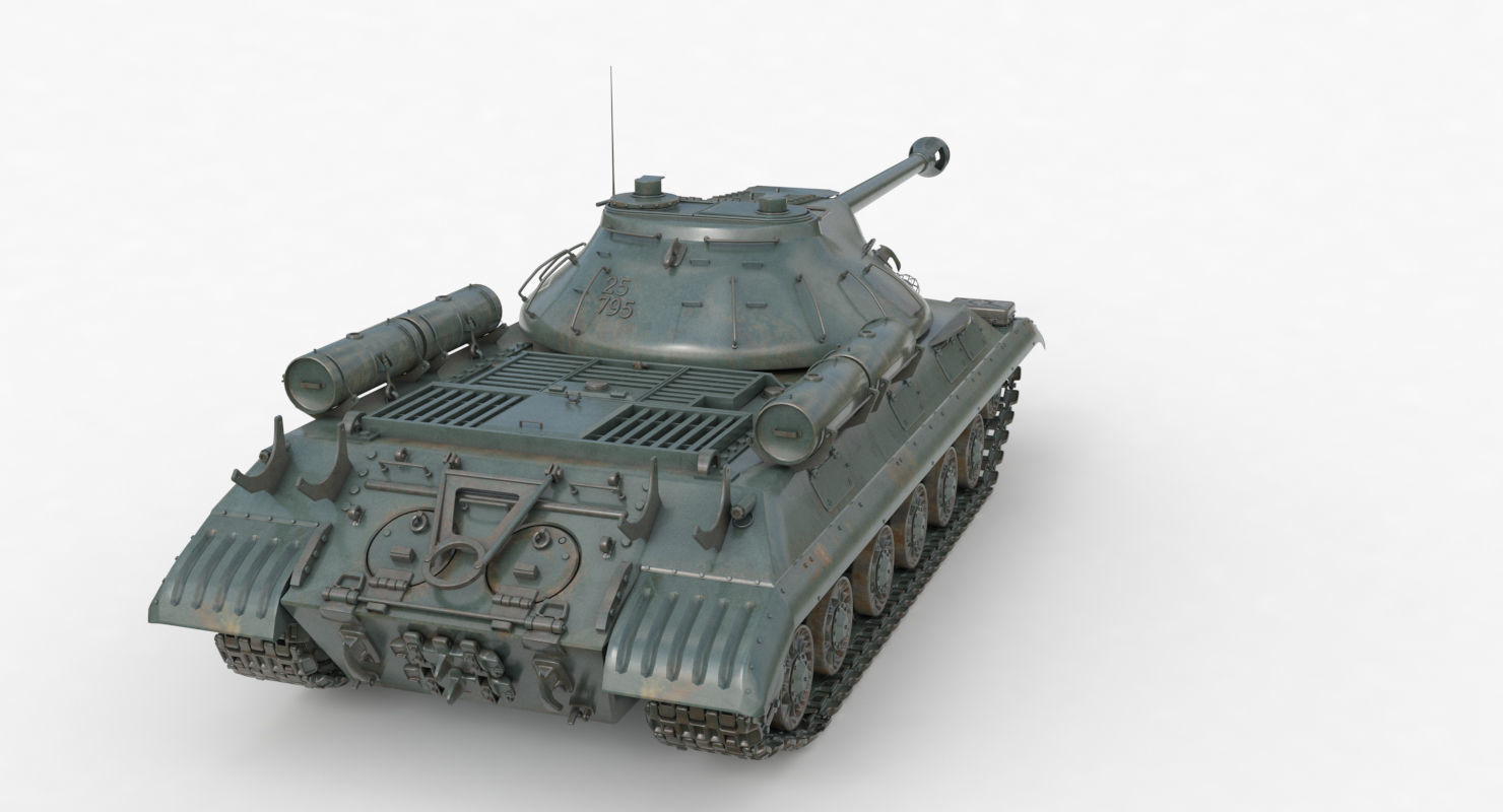 Tank IS 3M Vray 3D model_50