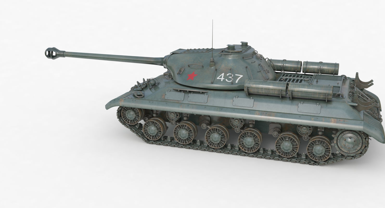 Tank IS 3M Vray 3D model_59