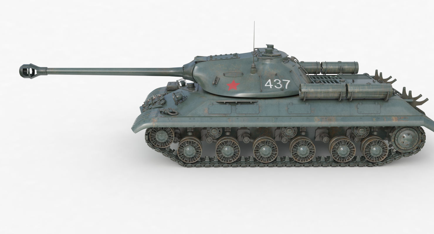 Tank IS 3M Vray 3D model_61