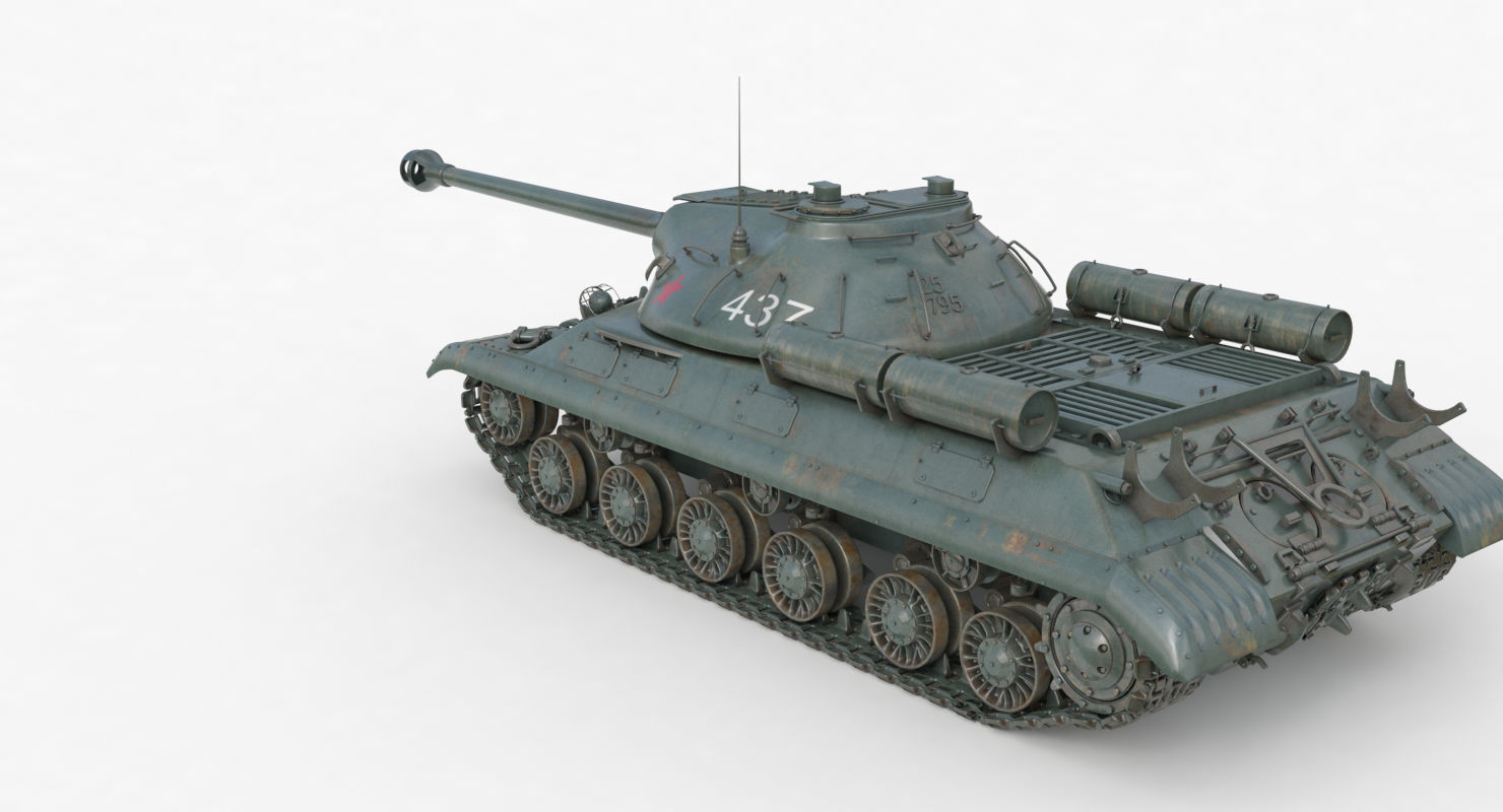 Tank IS 3M Vray 3D model_56