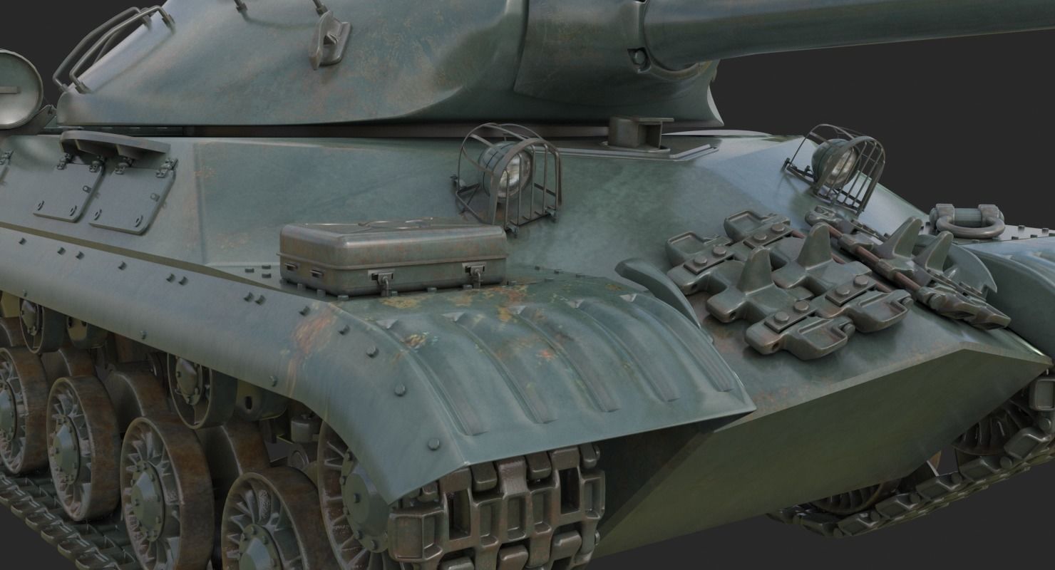 Tank IS 3M Vray 3D model_15