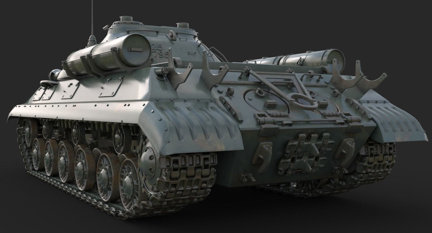 Tank IS 3M Vray 3D model_5