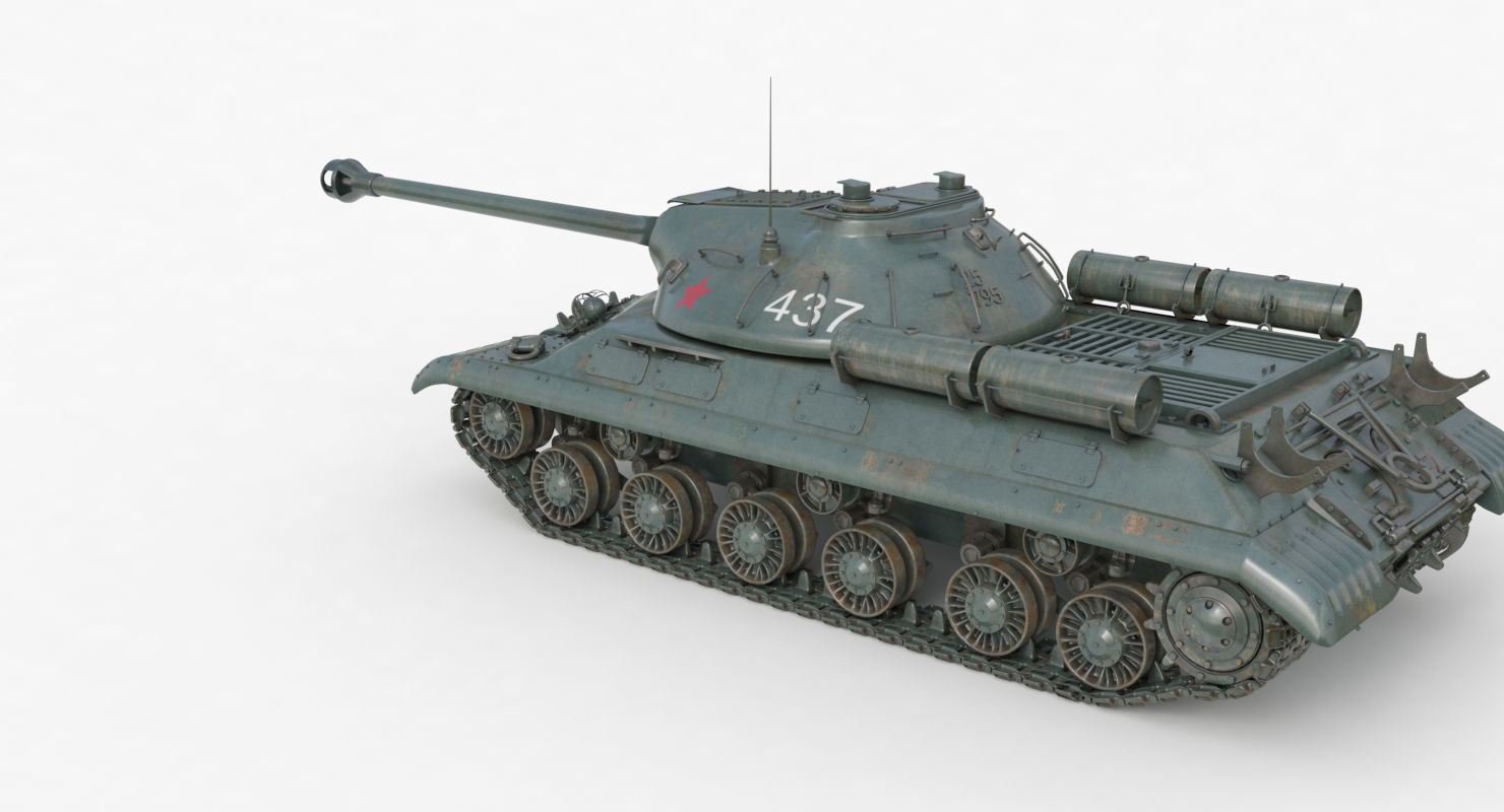 Tank IS 3M Vray 3D model_57