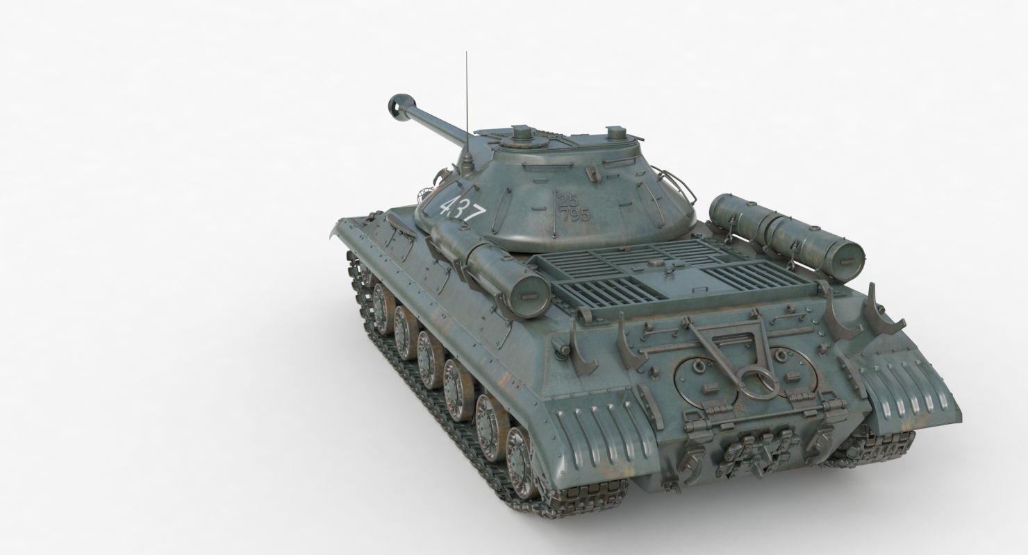Tank IS 3M Vray 3D model_54