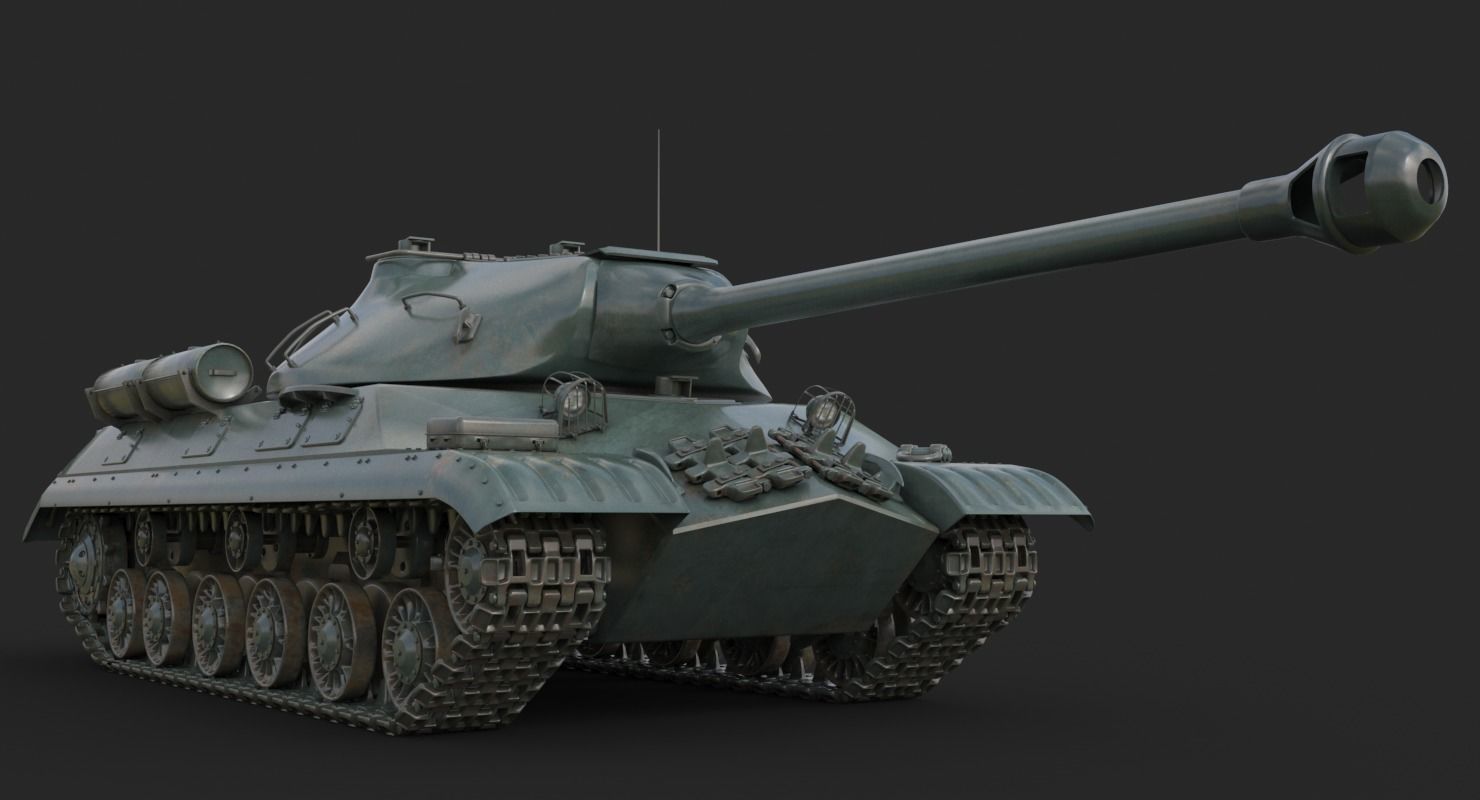 Tank IS 3M Vray 3D model_4