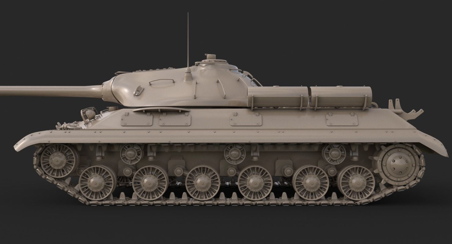 Tank IS 3M Vray 3D model_18