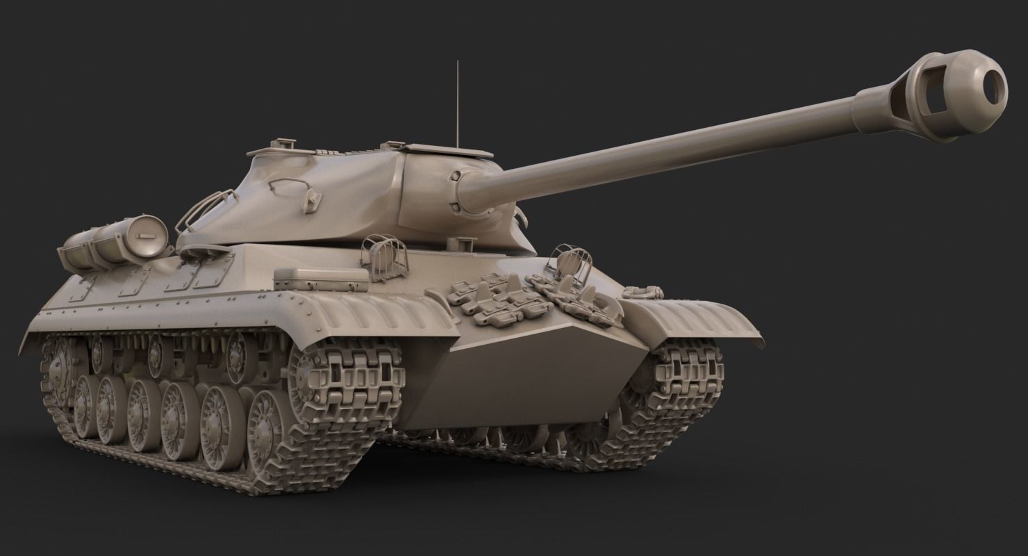 Tank IS 3M Vray 3D model_17