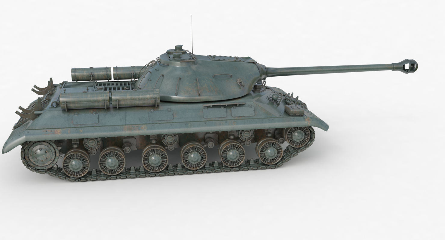Tank IS 3M Vray 3D model_44