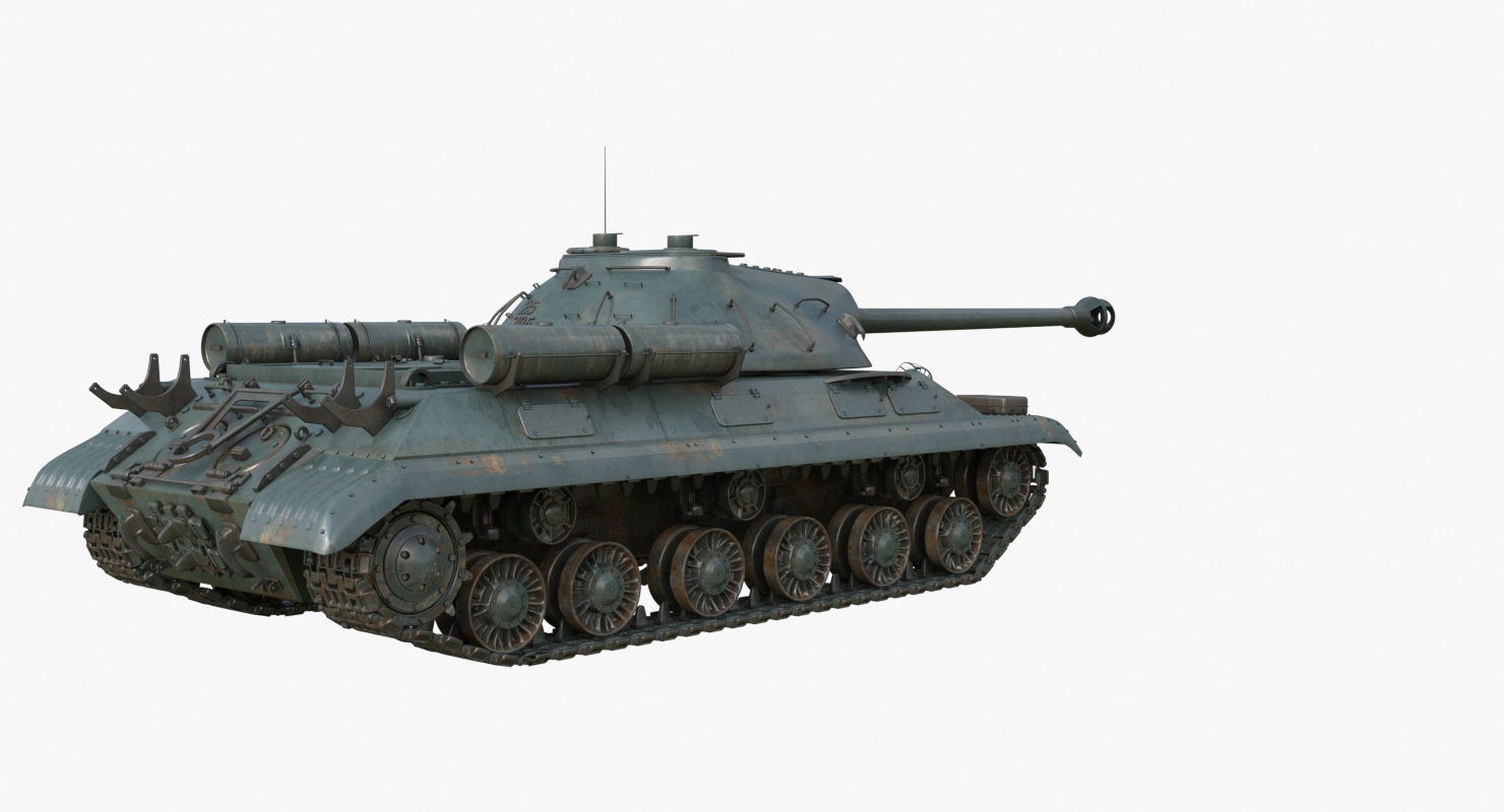 Tank IS 3M Mental Ray 3D model_60