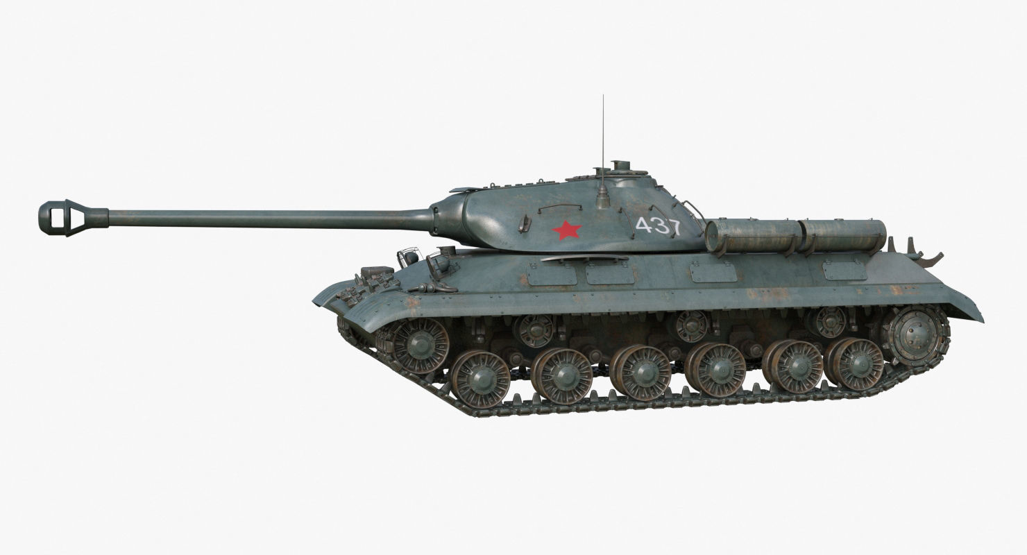 Tank IS 3M Mental Ray 3D model_75