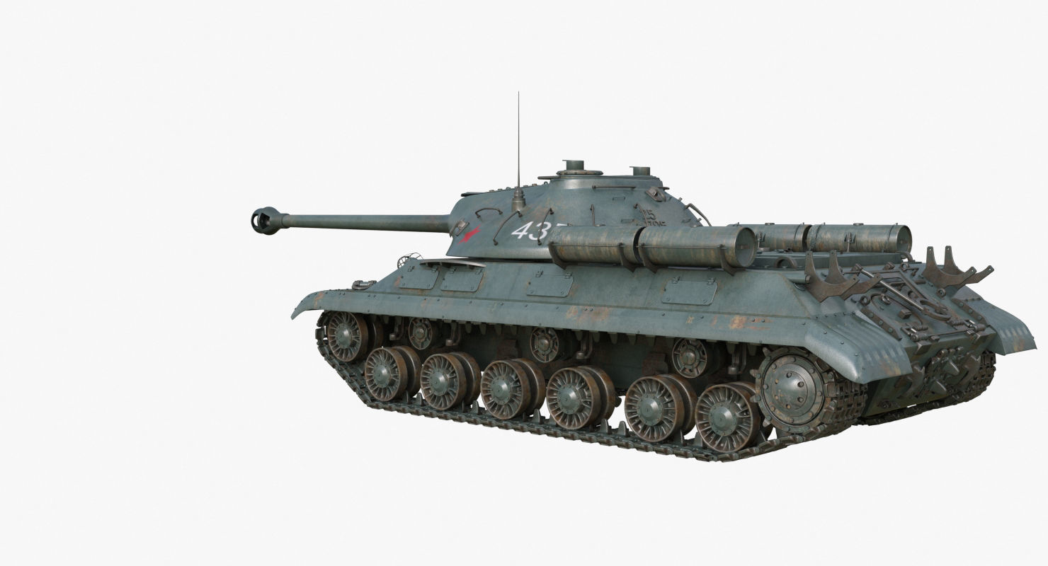 Tank IS 3M Mental Ray 3D model_69