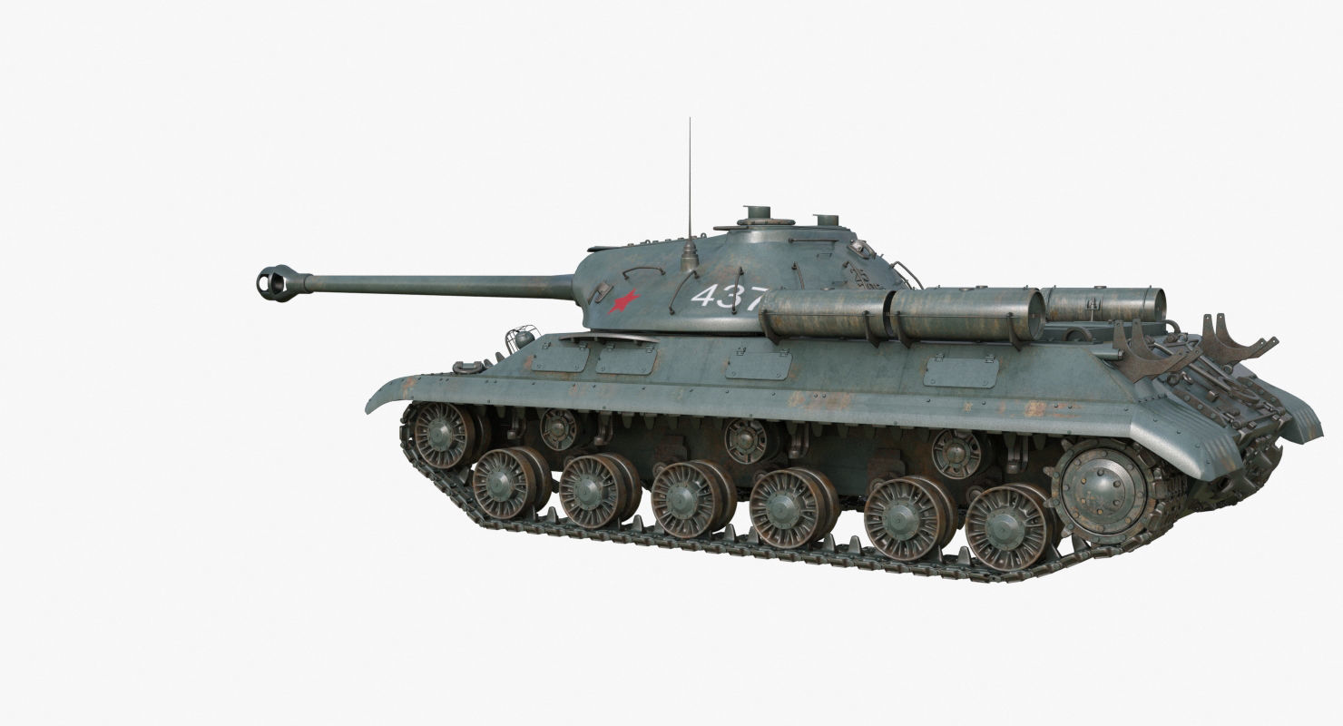 Tank IS 3M Mental Ray 3D model_70
