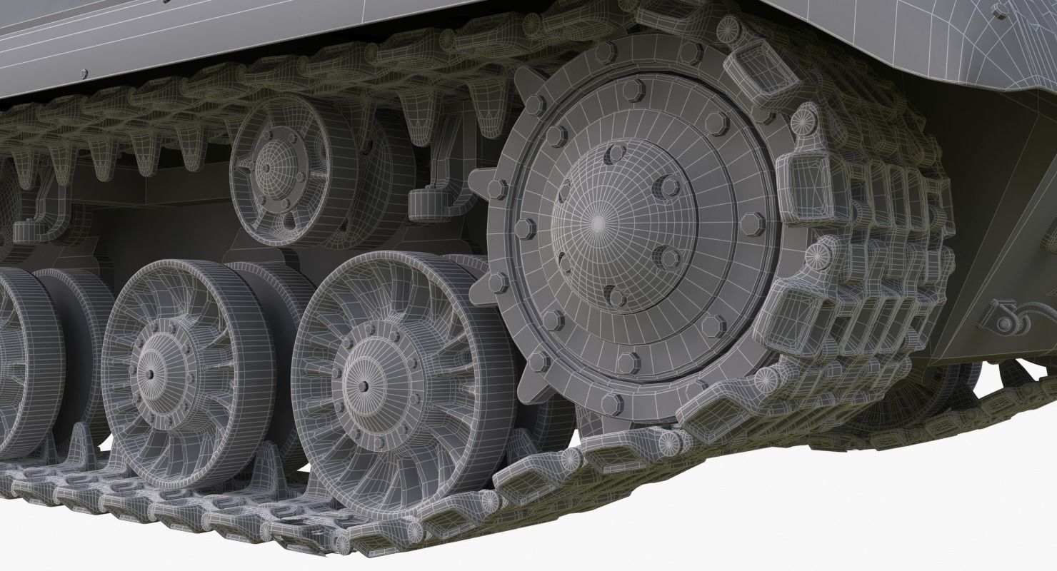 Tank IS 3M Mental Ray 3D model_21