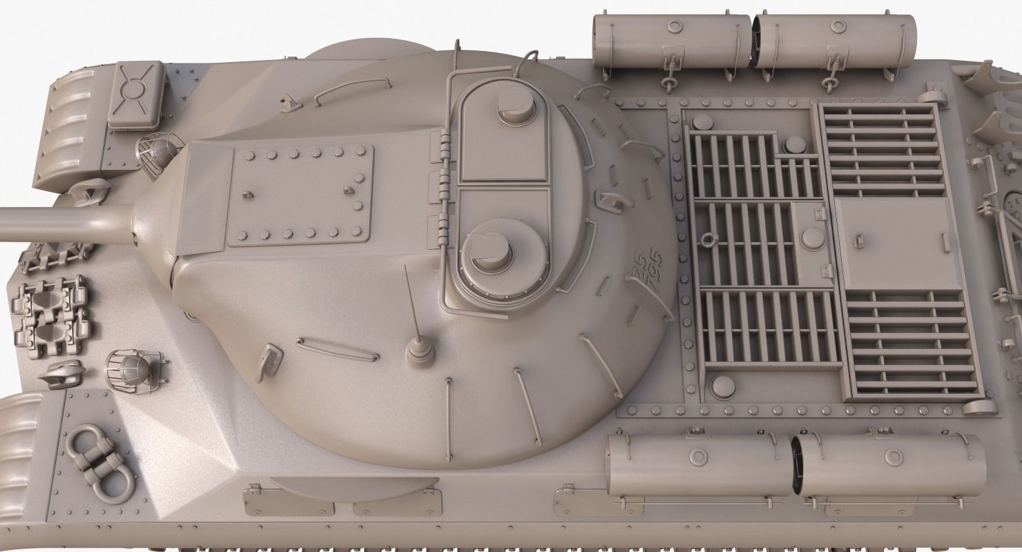 Tank IS 3M Mental Ray 3D model_35