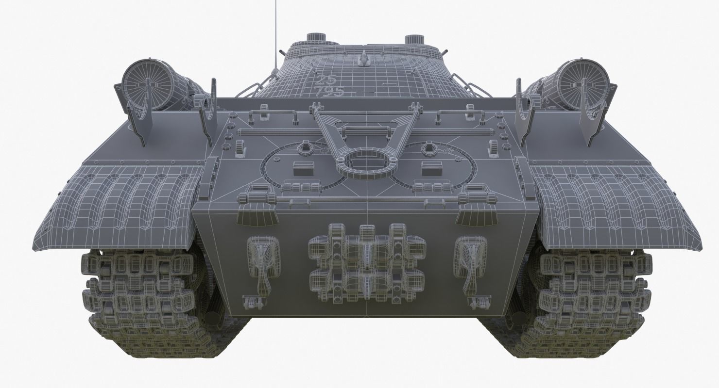 Tank IS 3M Mental Ray 3D model_22