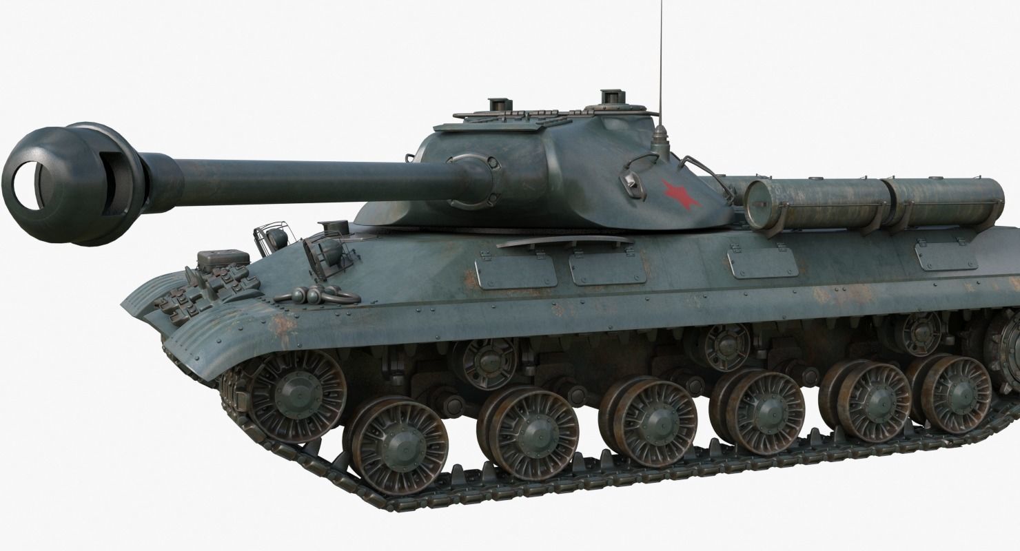 Tank IS 3M Mental Ray 3D model_11