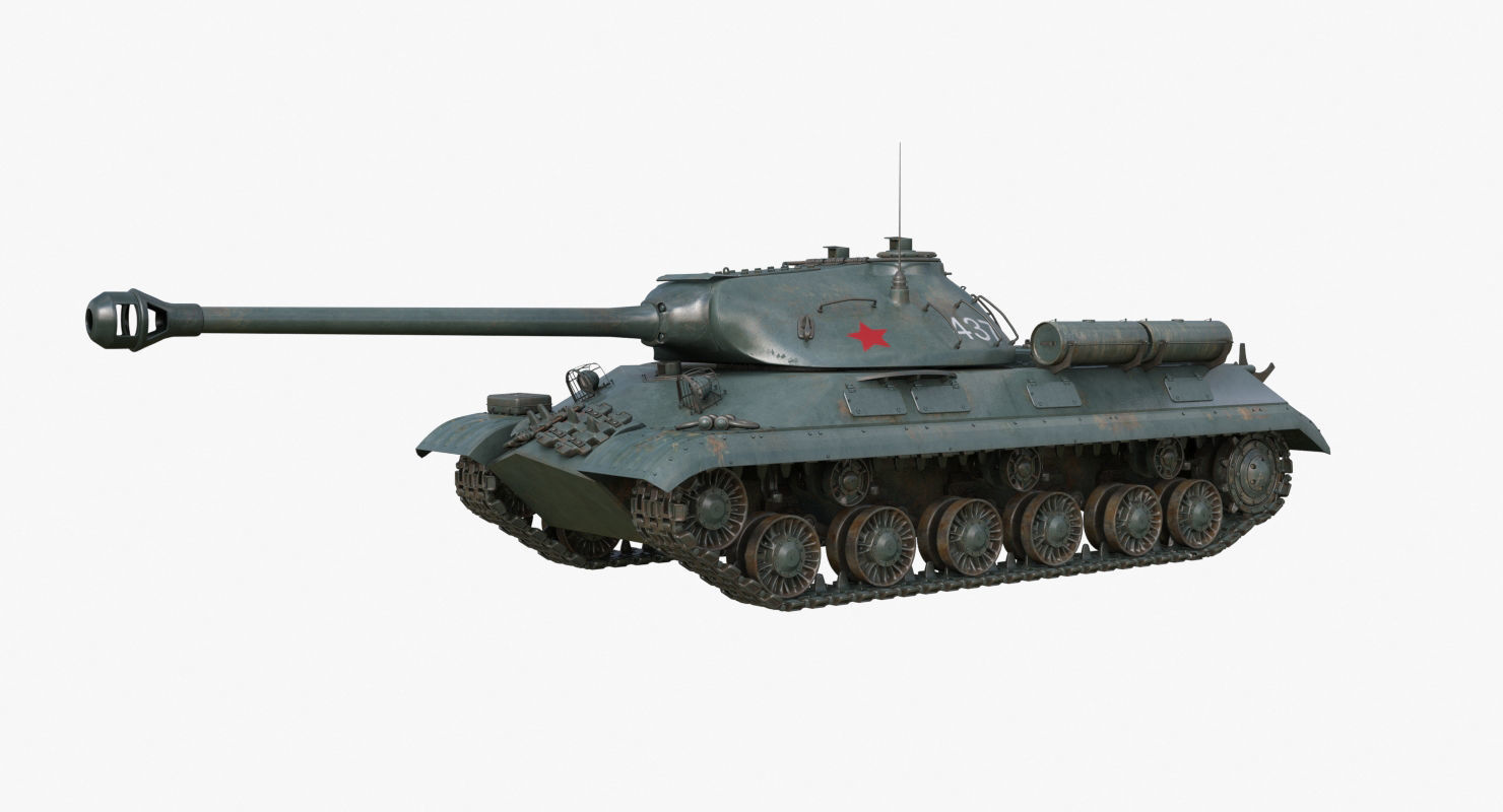 Tank IS 3M Mental Ray 3D model_77