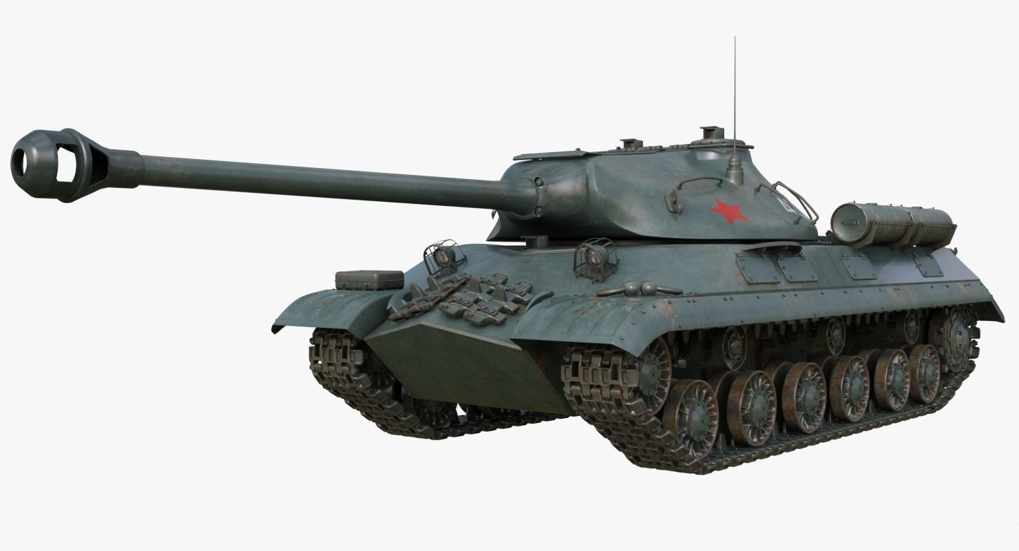 Tank IS 3M Mental Ray 3D model_1