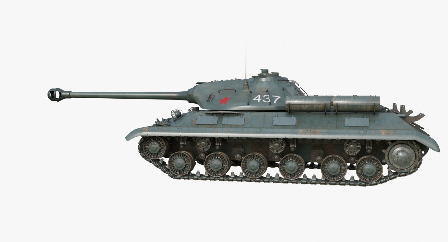 Tank IS 3M Mental Ray 3D model_72