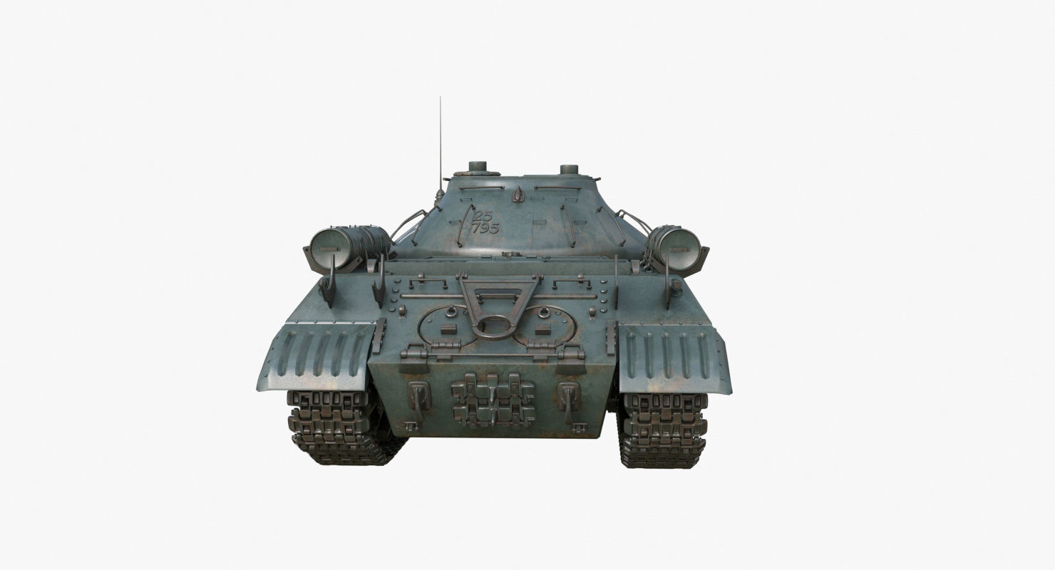 Tank IS 3M Mental Ray 3D model_64