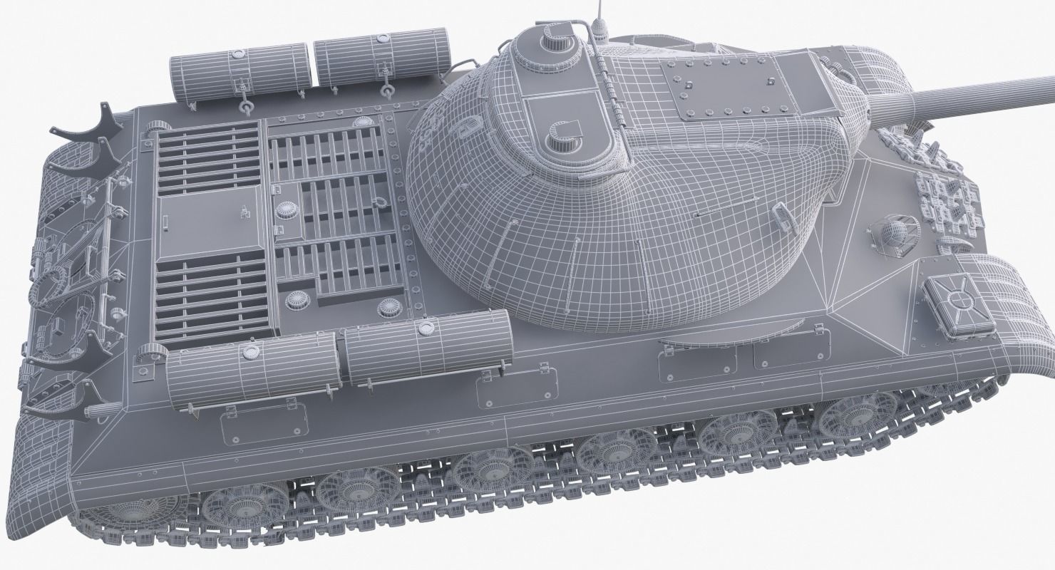 Tank IS 3M Mental Ray 3D model_24