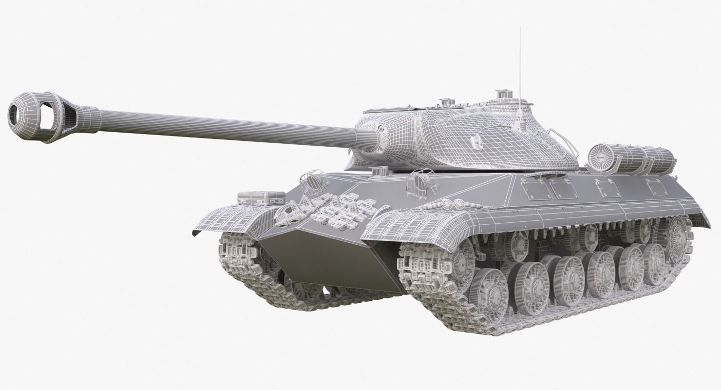 Tank IS 3M Mental Ray 3D model_18