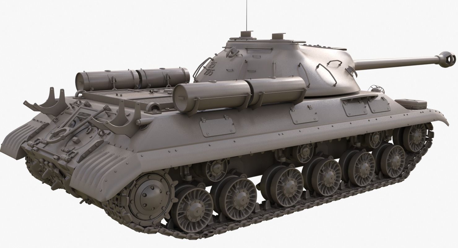 Tank IS 3M Mental Ray 3D model_32
