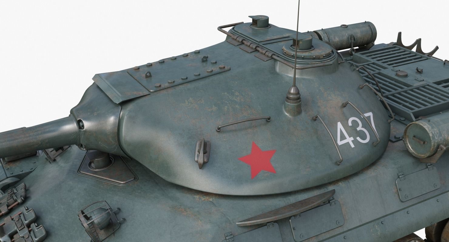 Tank IS 3M Mental Ray 3D model_17