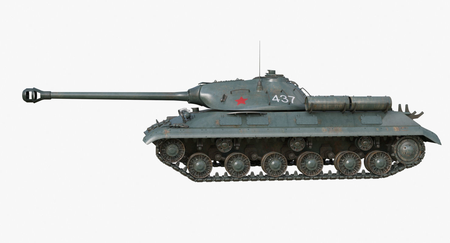 Tank IS 3M Mental Ray 3D model_74