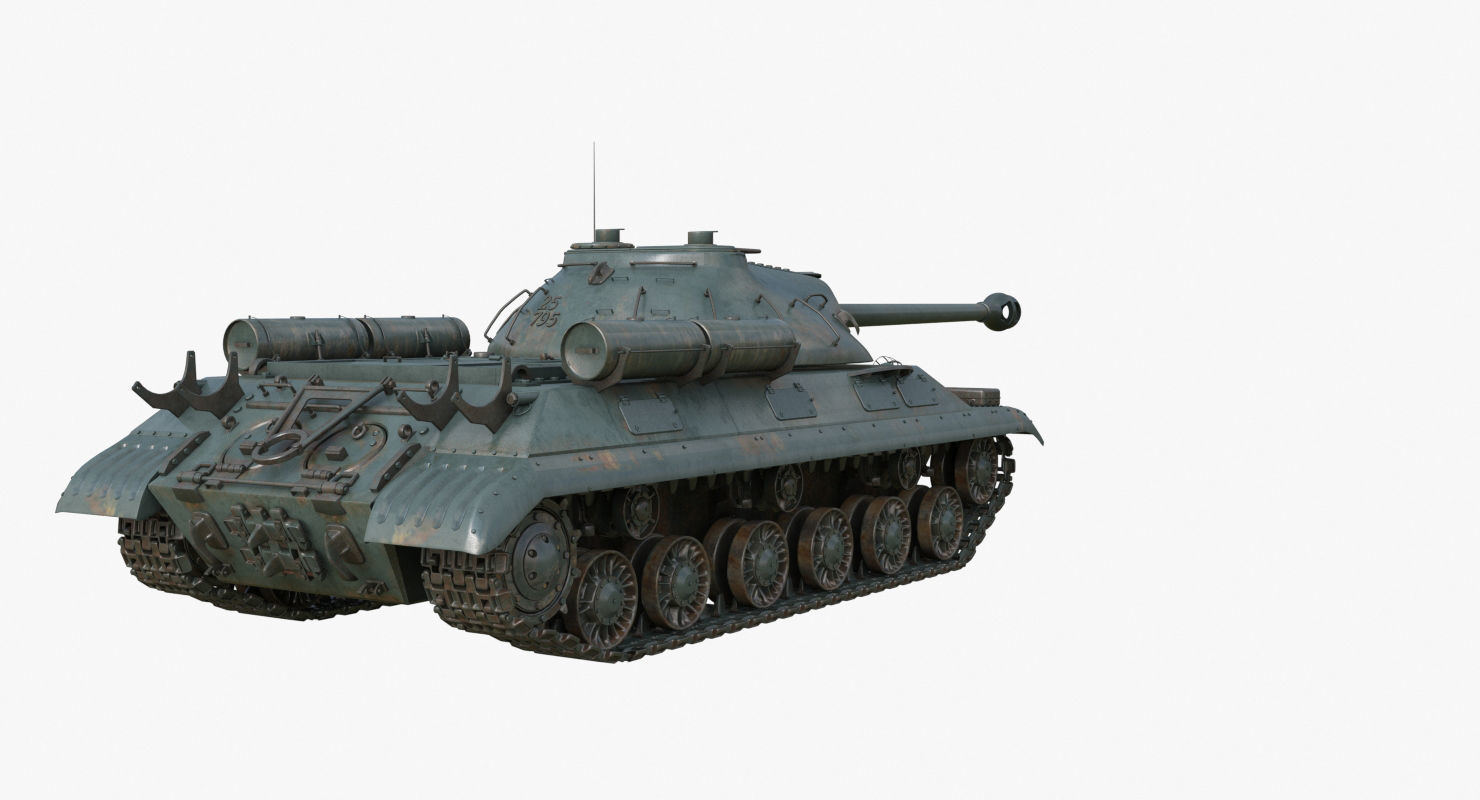 Tank IS 3M Mental Ray 3D model_61