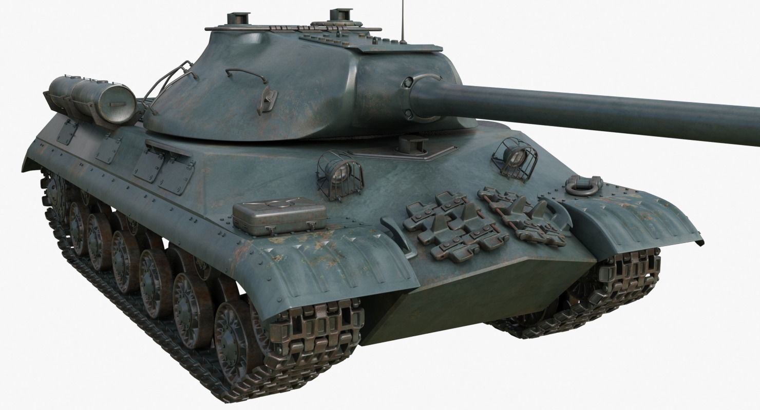 Tank IS 3M Mental Ray 3D model_8