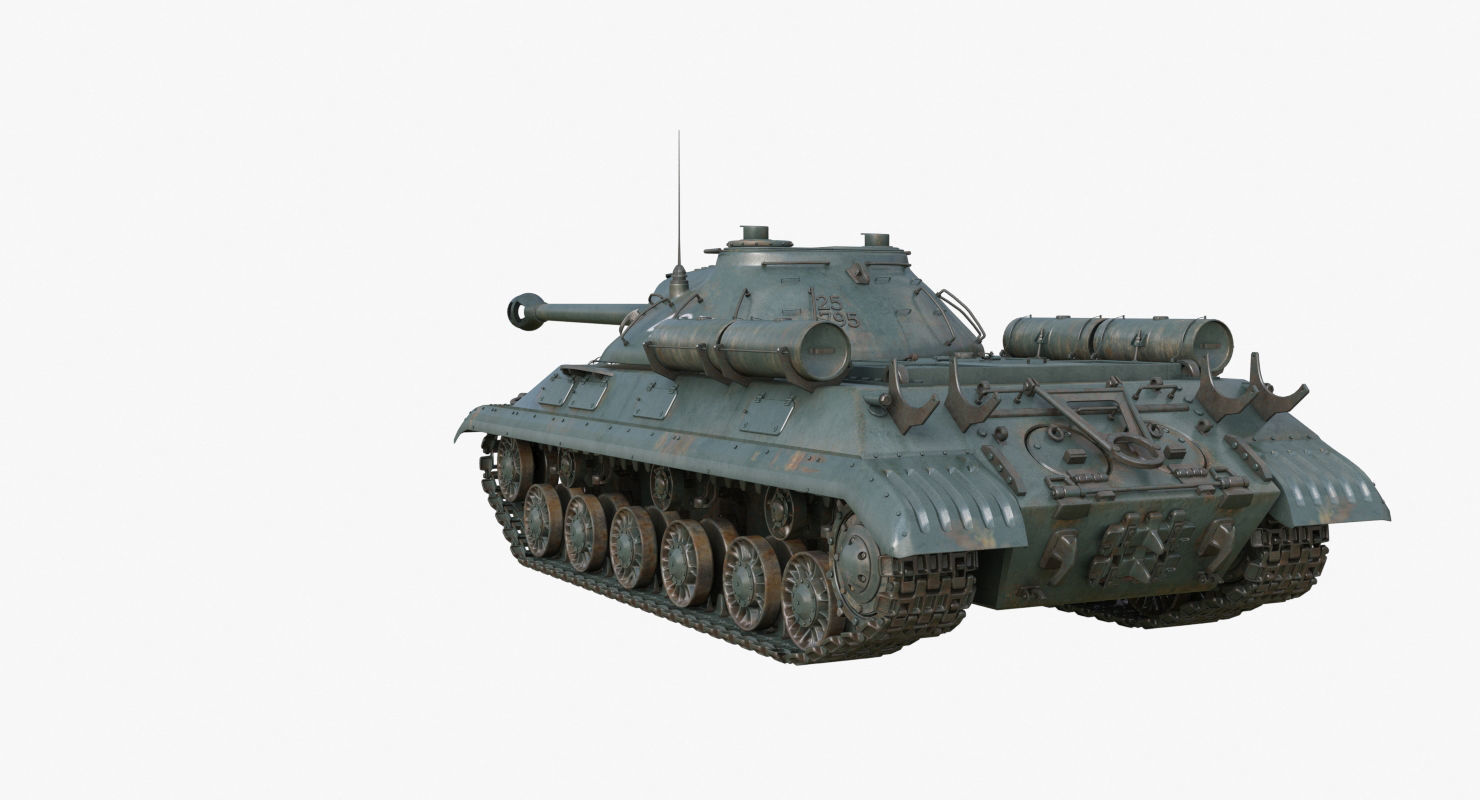 Tank IS 3M Mental Ray 3D model_67