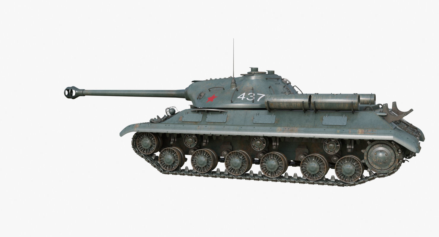 Tank IS 3M Mental Ray 3D model_71