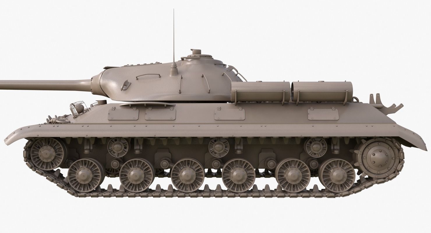 Tank IS 3M Mental Ray 3D model_30