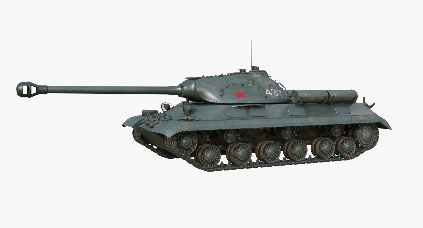 Tank IS 3M Mental Ray 3D model_76