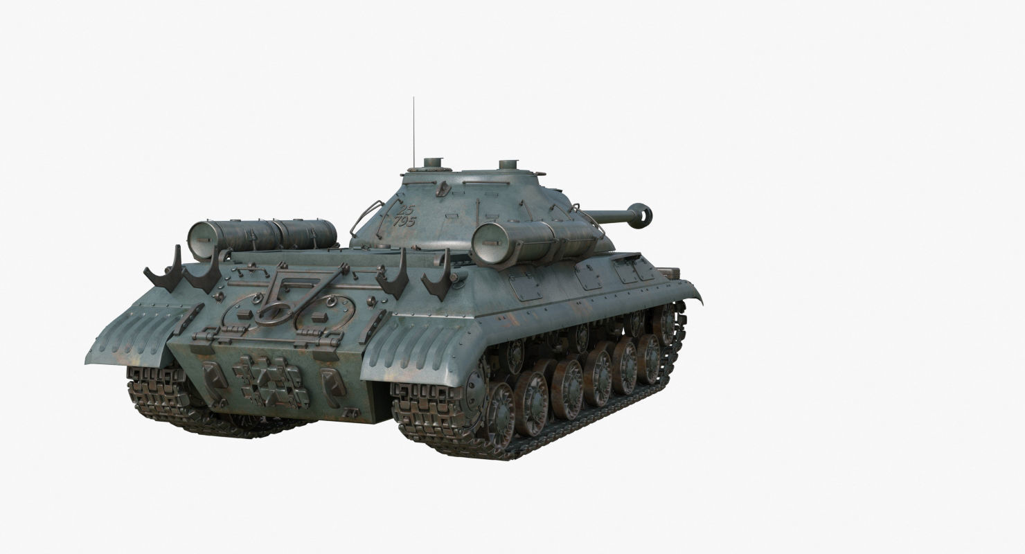 Tank IS 3M Mental Ray 3D model_62