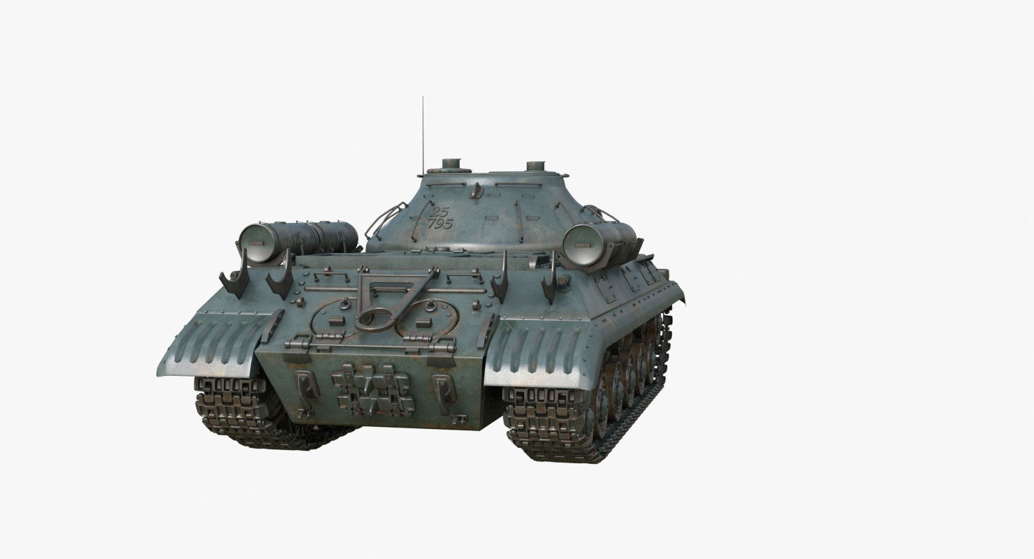 Tank IS 3M Mental Ray 3D model_63