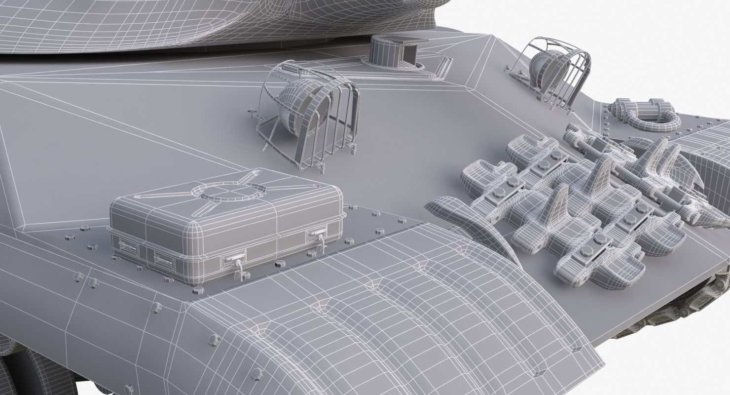 Tank IS 3M Mental Ray 3D model_26