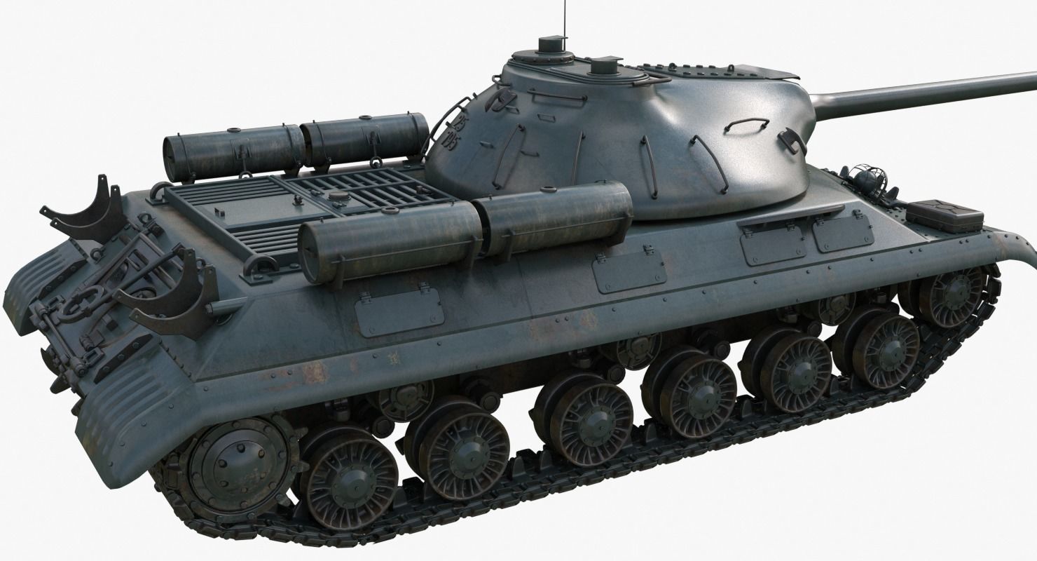 Tank IS 3M Mental Ray 3D model_6