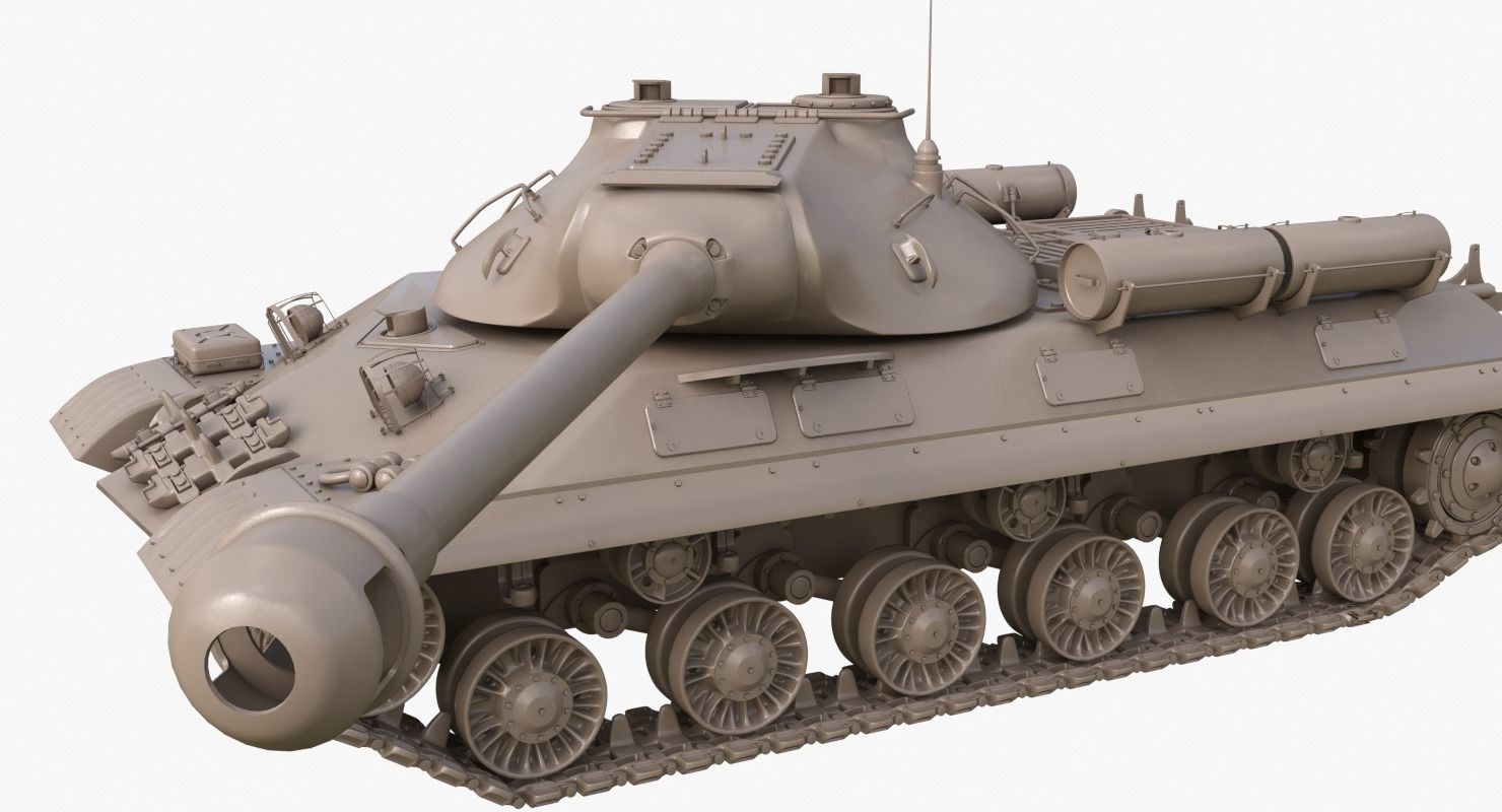 Tank IS 3M Mental Ray 3D model_34