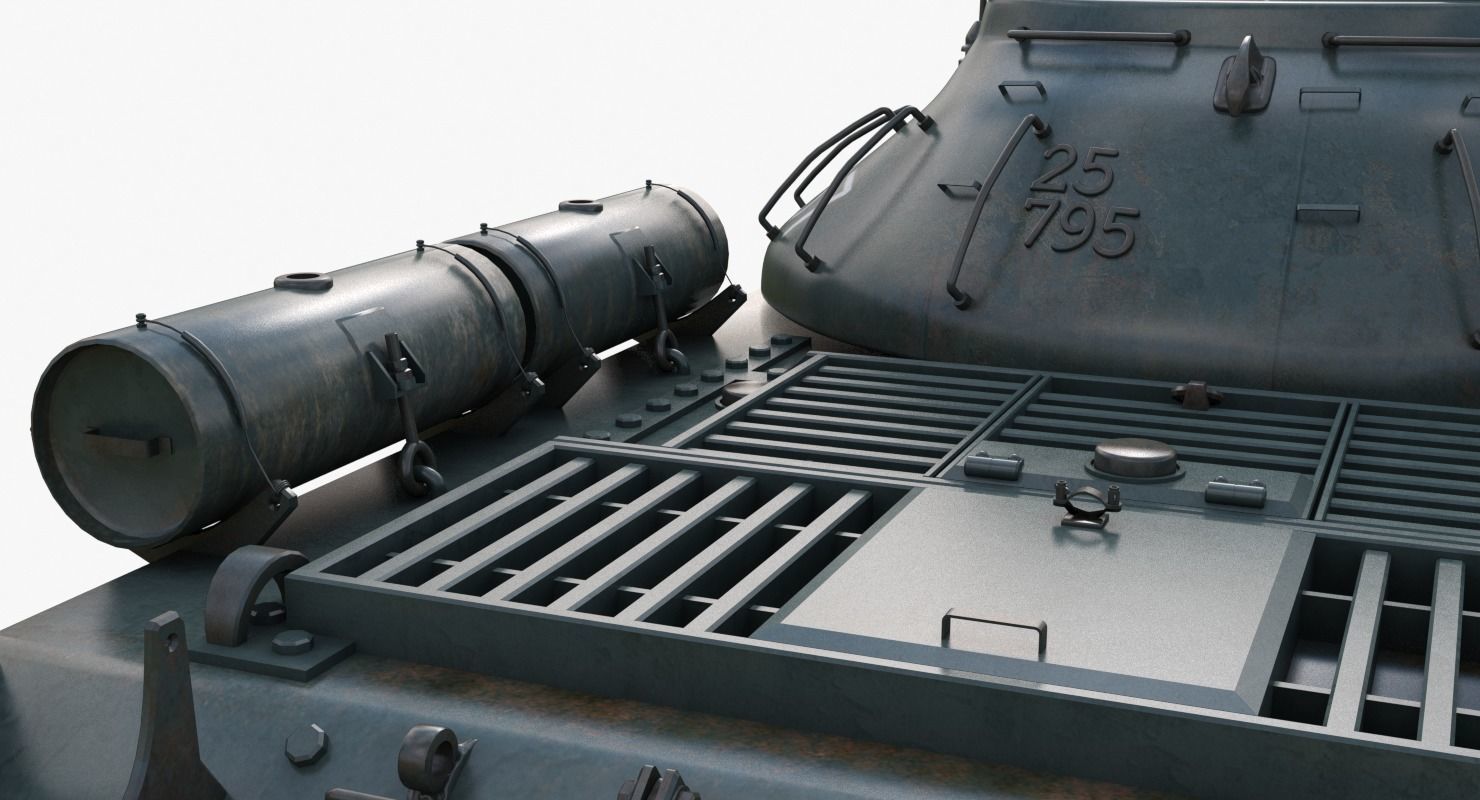Tank IS 3M Mental Ray 3D model_13