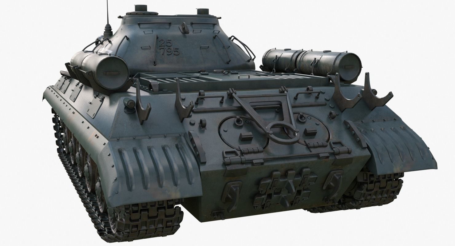 Tank IS 3M Mental Ray 3D model_5