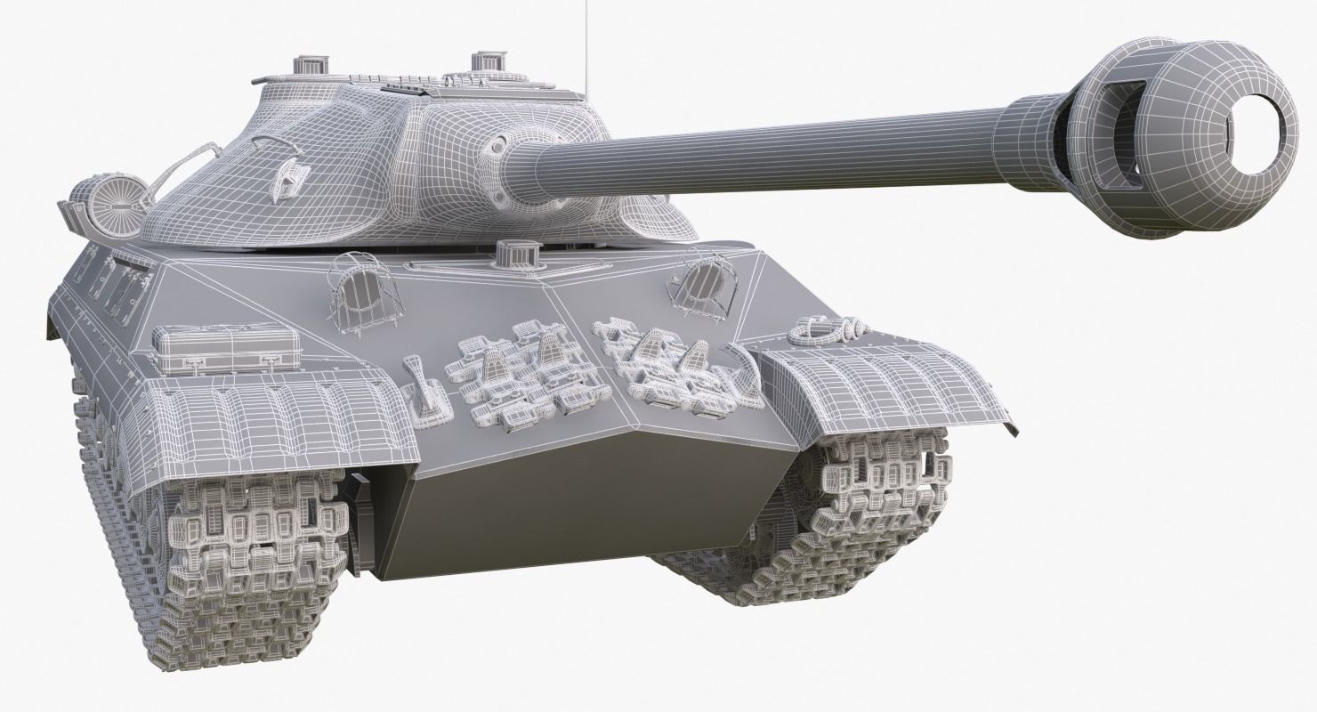 Tank IS 3M Mental Ray 3D model_25
