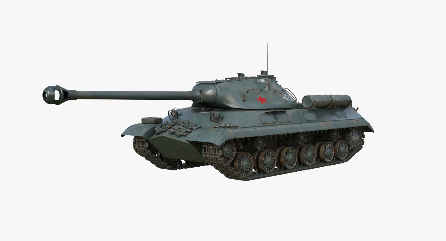 Tank IS 3M Mental Ray 3D model_42